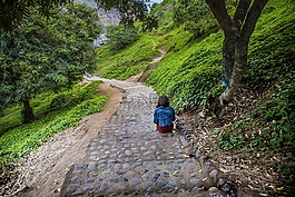 景觀,秘魯,山