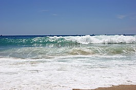 海,沖浪,地中海