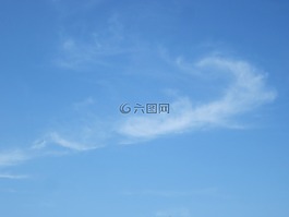 云,天空,春天