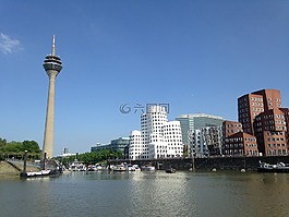 城市,杜塞爾多夫,端口