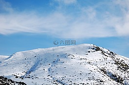 matagalls,山,雪