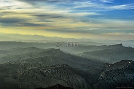 巴基斯坦,天空,山