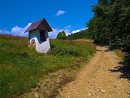 教堂,徘徊,山
