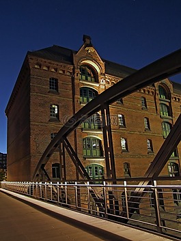 漢堡,橋,speicherstadt
