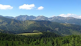 西方塔特拉,山,景观
