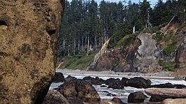 岸,海灘,洛基