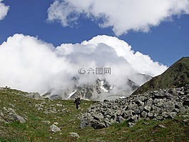 山,攀登,線索