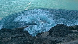 海,懸崖,水