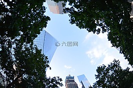 电池公园,纽约城,天际线