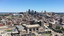 城市,市中心,天際線