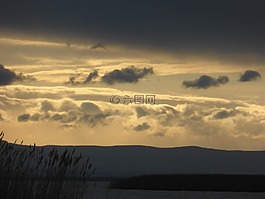 云,天空,藍(lán)色