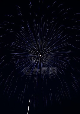煙花,在日本的夏天,夜
