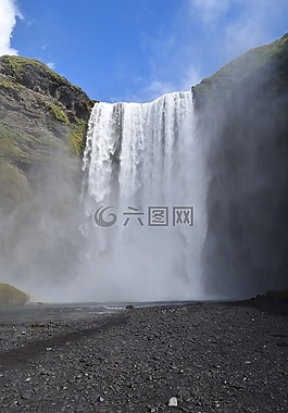 大瀑布,冰岛,skogafoss