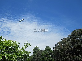 齊柏林,天空,飛機