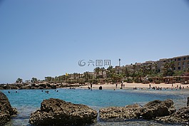 sahl hasheesh的,海灘,紅海