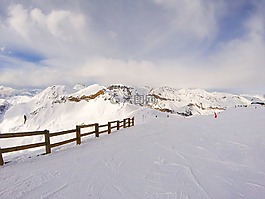 山,高原,云