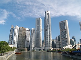 新加坡,天際線,摩天大樓