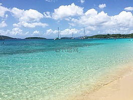 加勒比海,水,假期
