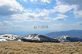 冬天,現(xiàn)場,山