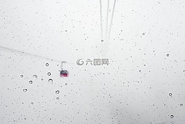 雪,暴雪,纜車