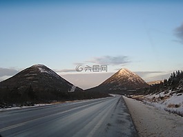 山,徒步旅行,山高