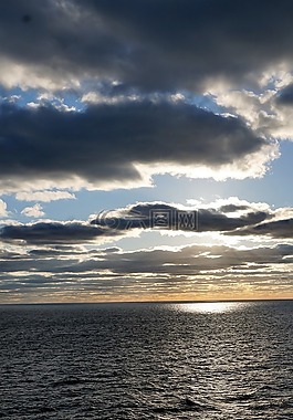 天空,海洋,海