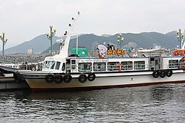 時間,游船,海