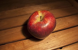 蘋(píng)果,紅色,木材