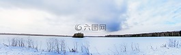 字段,雪,冬季