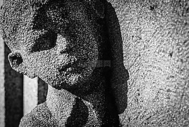 臉,男孩,死亡