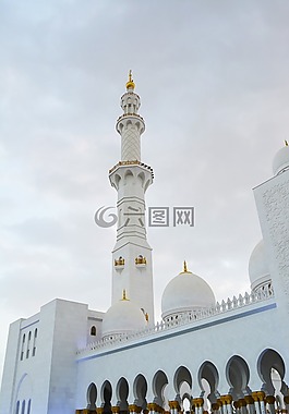 清真寺,阿布達(dá)比,阿拉伯聯(lián)合酋長國