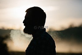 人,男子,黑暗