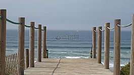 海,天空,海灘