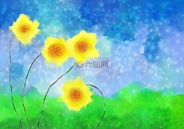 自然,鮮花,花的
