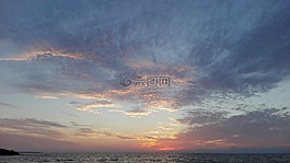 日落,天空,沖浪