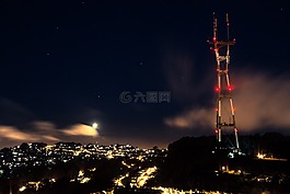 舊金山,加利福尼亞州,天空