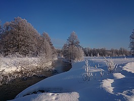 冬季,景观,潆