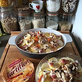 tartiflette,奶酪,厨房
