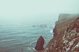 山,高峰,巖