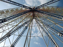 云,摩天輪,天空