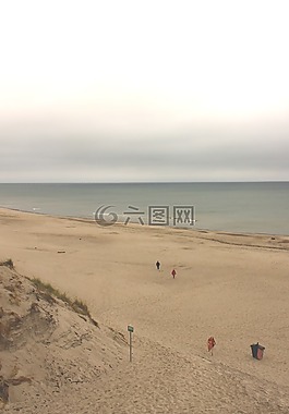 海灘,沙,海