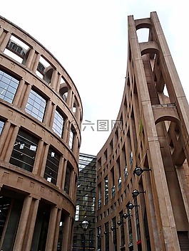 建設(shè),曲線,摩天樓