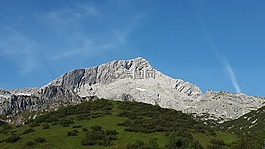 alpspitze,北墙,高山