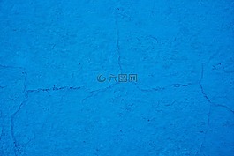 蓝色,墙,老