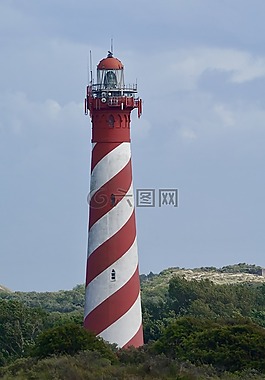 灯塔,schouwse。,荷兰