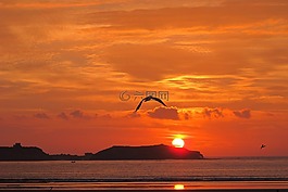 日落,索維拉,摩洛哥