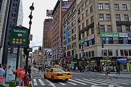 紐約,城市,街
