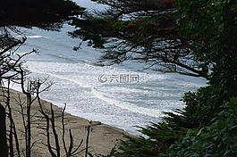 海洋海灘,加利福尼亞州,水