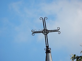 十字,鐵藝,屋面