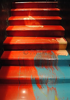 階段,梯子,油漆